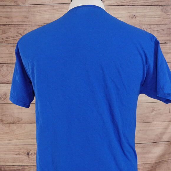 ST LOUIS BLUES NHL HOCKEY 2019 STANLEY CUP CHAMPIONS LOCKER ROOM TSHIRT SZ M - Picture 6 of 7